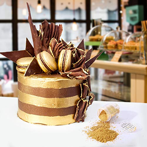 Homehere Super Gold Edible Luster Dust Cake Edible Powder, Edibl
