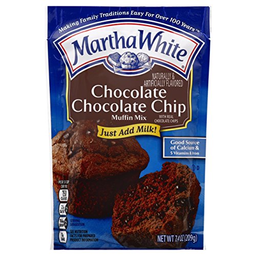 Martha Chocolate Chocolate Chip Muffin Mix, 7.4 oz