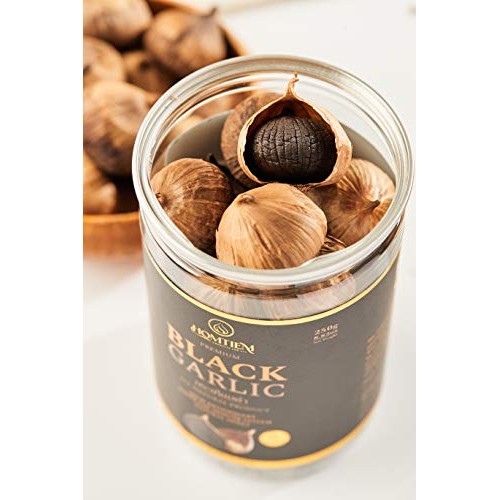 Homtiem Black Garlic 8.82 Oz 250G., Whole Black Garlic Ferment