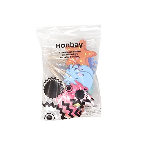 Honbay 48Pcs Double Sided Sea Creature Adorable Dessert Muffin C