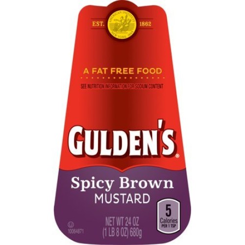 Spicy Brown Mustard, 24 oz,pack of 2 perfect for spreading on sa...
