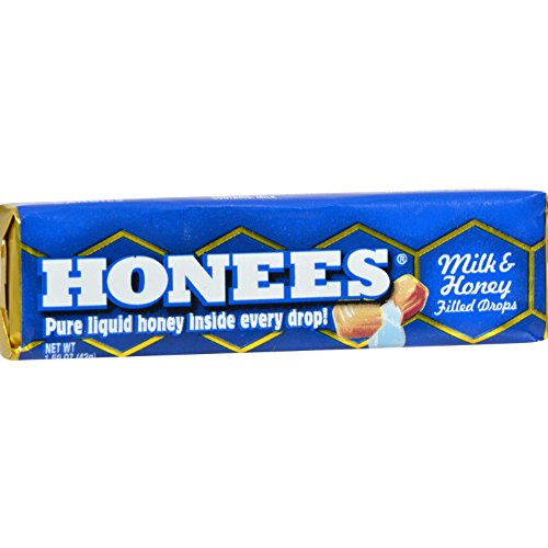 Ambrosoli Honees Milk And Honey Filled Drops-9 Drops Bar - 24 Ba