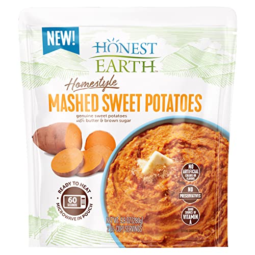 Honest Earth Homestyle Mashed Sweet Potatoes, 9.9 Oz Pack Of 7