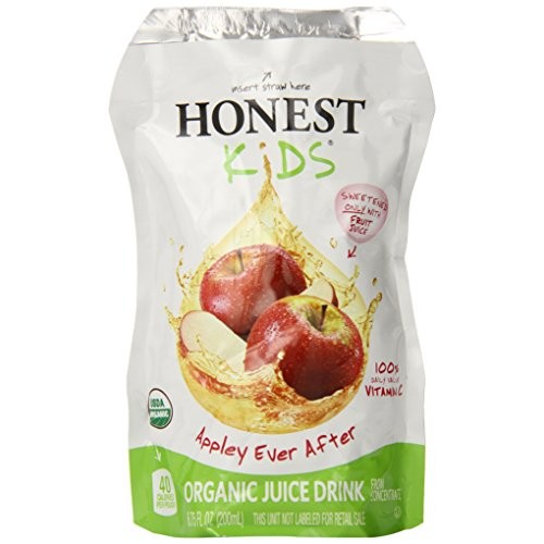 Honest Kids, Organic Appley Ever After Juice Drink, 6.75 Fl Oz