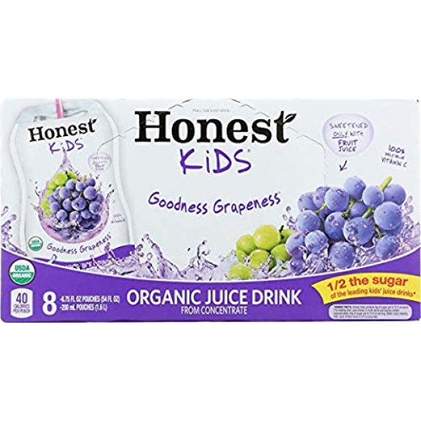 Honest Kids Juice Goodness Grapeness Pack of 2