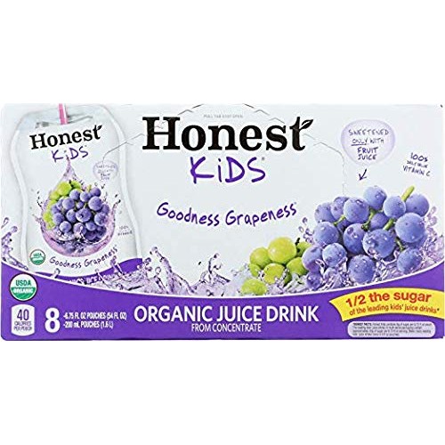 Honest Kids Juice Goodness Grapeness Pack Of 6
