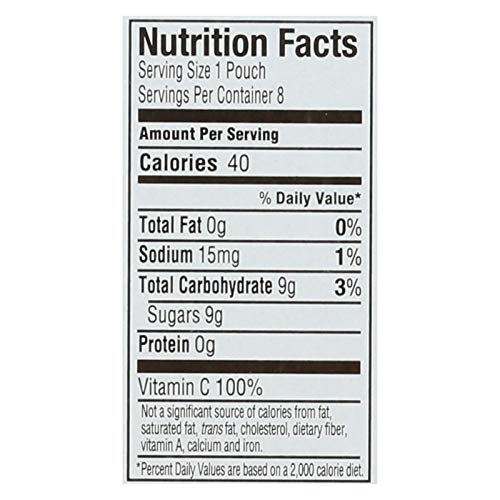 Honest Kids, Kids Drnk, Og2, Good Grape, Pack Of 8 Pouches, Size