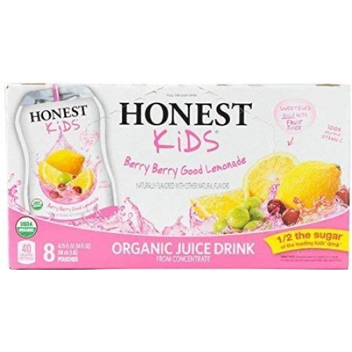 Honest Kids, Lemonade Berry Berry Good Organic, 59 Fl Oz