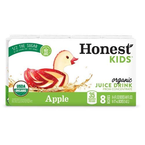 Honest Kids Organic Apple Juice Drink - 8Pk/6 Fl Oz Box Pack Of 6