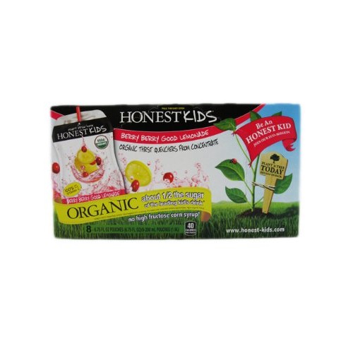 Honest Kids: Organic Berry Berry Good Lemonade 8 X 6.75 Fl Oz