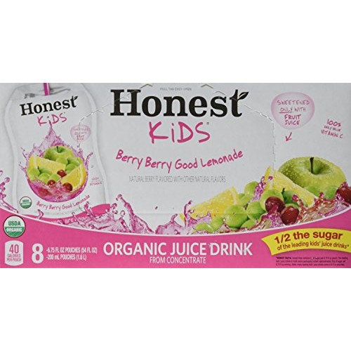 Honest Kids Organic Berry Good Lemonade, 8 Ct