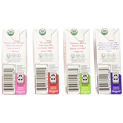 Honest Kids Organic Fruit Juice Drink Boxes, Assorted Flavors, 3