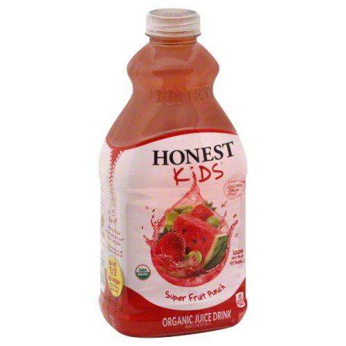 Honest Kids Organic Juice Drink 59 Fl Oz Pack Of 2 Super Frui