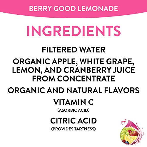 Honest Kids Organic Juice Drink, Berry Berry Good Lemonade, 6.75