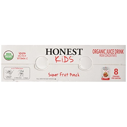 Honest Kids, Organic Super Fruit Punch, 6.75 Fl Oz Pack Of 8