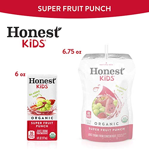 Honest Kids Super Fruit Punch, Organic Juice Drink, 6 Fl Oz Juic
