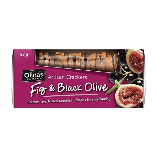 Artisan Crackers, Olinas Bakehouse/Fig&Amp;Black Olive,Date&Amp;Apricot