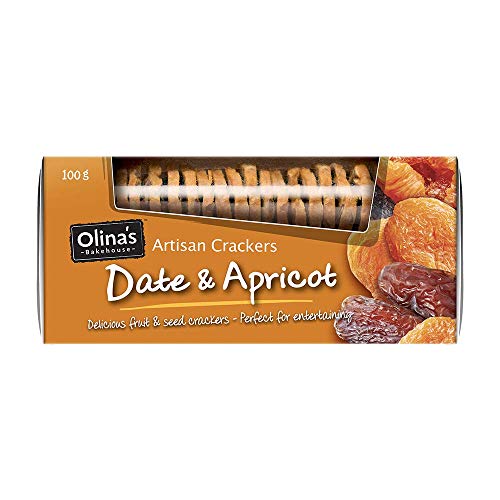 Artisan Crackers, Olinas Bakehouse/Fig&Amp;Black Olive,Date&Amp;Apricot