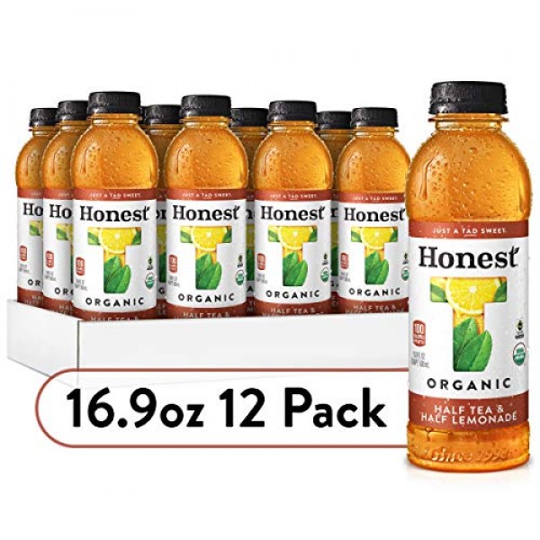 Honest Tea Organic Fair Trade Half Tea & Half Lemonade Gluten Fr...