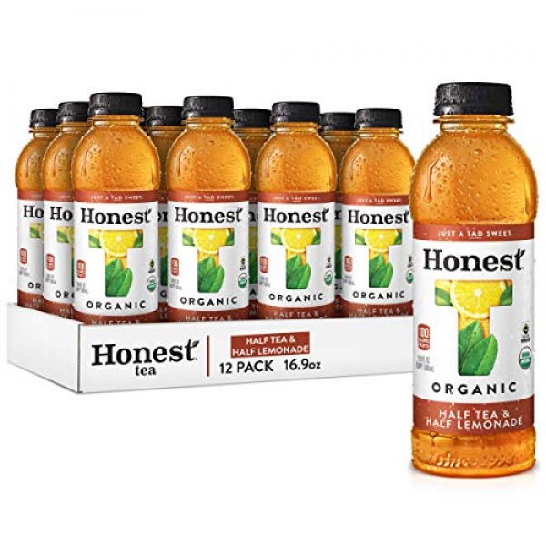 Honest Tea Organic Fair Trade Half Tea & Half Lemonade Gluten Fr...