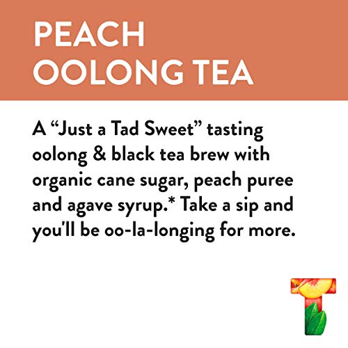 Honest Tea Organic Fair Trade Tea Peach Oolong, 202.8 Fl Oz Pac