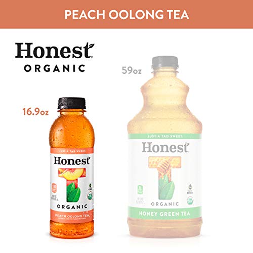 Honest Tea Organic Fair Trade Tea Peach Oolong, 202.8 Fl Oz Pac