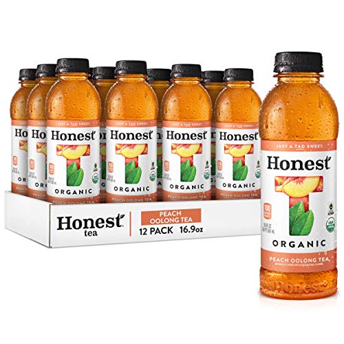 Honest Tea Organic Fair Trade Tea Peach Oolong, 202.8 Fl Oz Pac