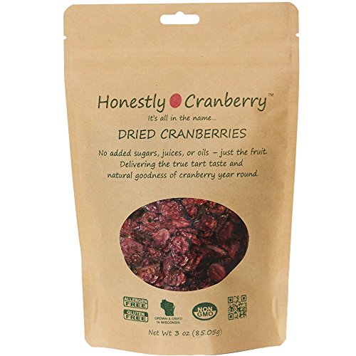 Honestly Cranberry - Unsweetened Dried Cranberries - No Added Su