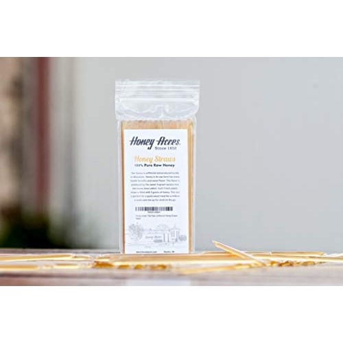 Honey Acres 50Ct Raw Unfiltered Honey Straws