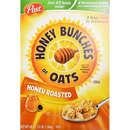 Honey Bunches Of Oats Honey Roasted, 18-Ounce Boxes Pack Of 5
