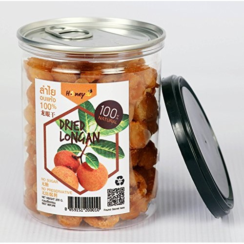 Natural Dried Longan Meat 200 G 7.05Oz