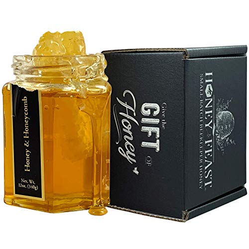 Honey Feast Raw Honeycomb With Honey | From American Organic Flo