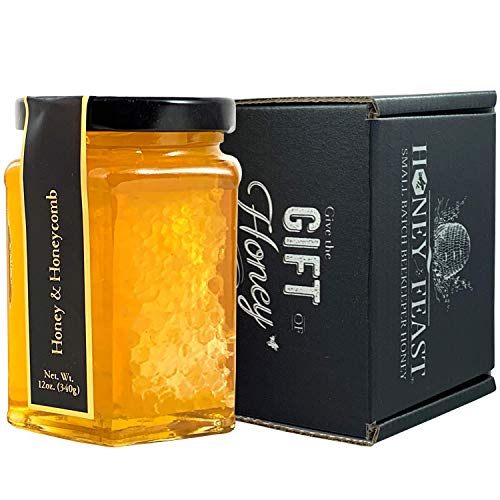 Honey Feast Raw Honeycomb With Honey | From American Organic Flo