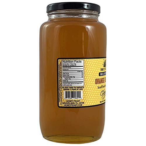 Honey Feast - Raw Orange Blossom Honey From Florida | Unfiltered