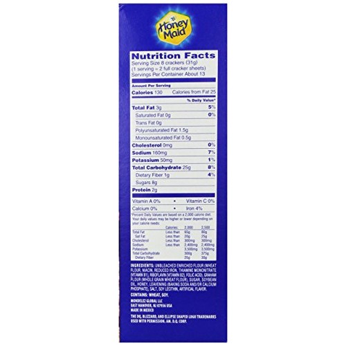 Honey Maid Graham Crackers, 14.4 Ounce Box