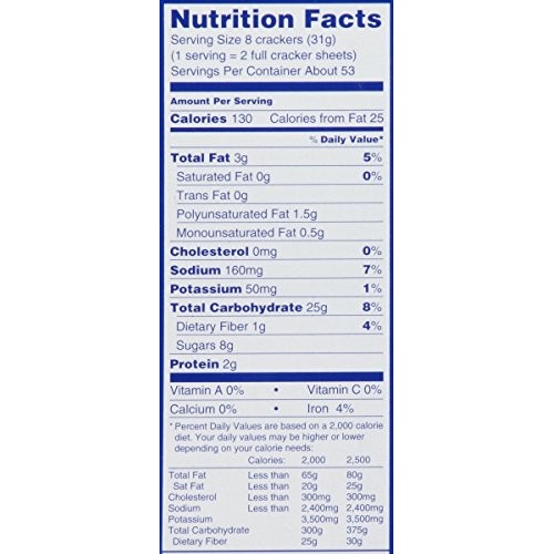 Honey Maid Graham Crackers 14.4-Ounce Boxes, 4-Pack