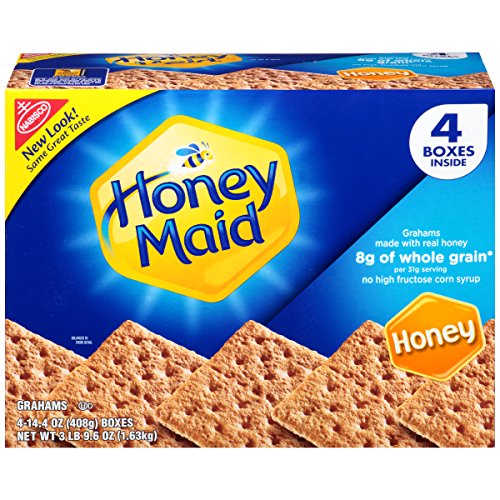 Honey Maid Graham Crackers 14.4-Ounce Boxes, 4-Pack
