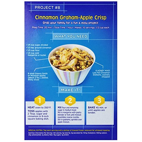 Honey Maid Low Fat Cinnamon Graham Crackers, 14.4 Oz