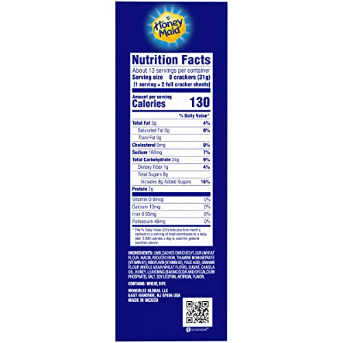 Honey Maid Honey Graham Crackers, 14.4 Oz
