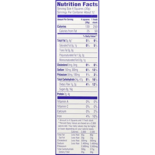 Nabisco, Honey Maid, Fresh Stacks, Honey Graham, 12.2Oz Box Pac