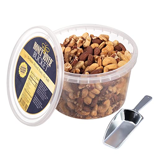 Deluxe Mixed Nuts Roasted Salted 22 Oz. Party or Gift Table-Top-...