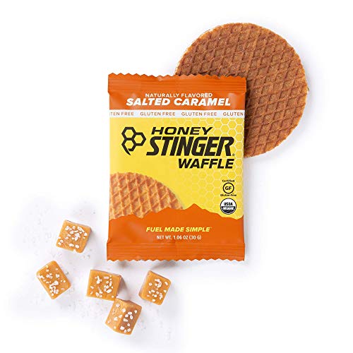 Honey Stinger Organic Gluten Free Waffle, Salted Caramel, Sports