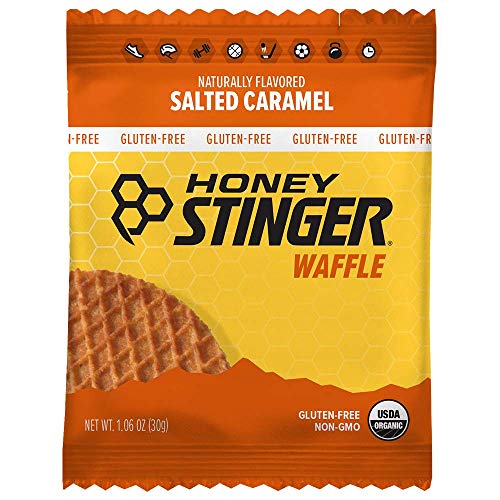 Honey Stinger Organic Gluten Free Waffle, Salted Caramel, Sports
