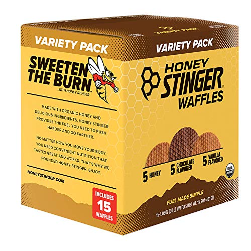 Honey Stinger Organic Waffle For Sports Nutrition, Honey/Vanilla