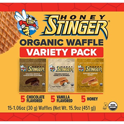 Honey Stinger Organic Waffle For Sports Nutrition, Honey/Vanilla