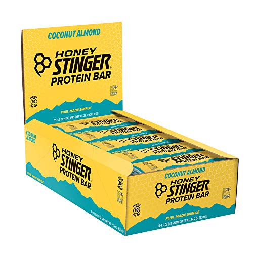 Honey Stinger Protein Bar, Dark Chocolate Coconut Almond, Sports
