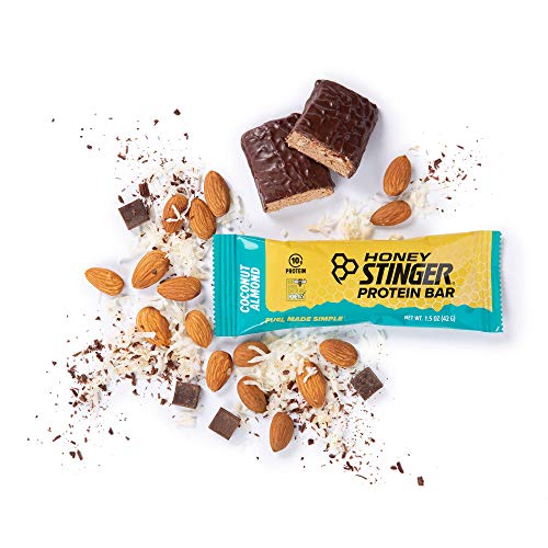 Honey Stinger Protein Bar, Dark Chocolate Coconut Almond, Sports