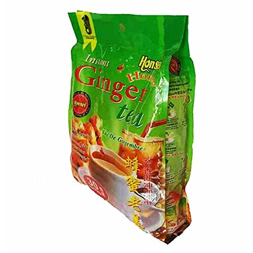 Honsei Instant Honey Ginger Tea 60 Sachets 18G/0.63Oz- 2Packs