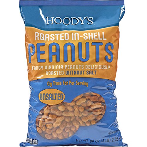 Hoodys In-Shell Classic Roast Peanuts Unsalted-5 Lbs 1