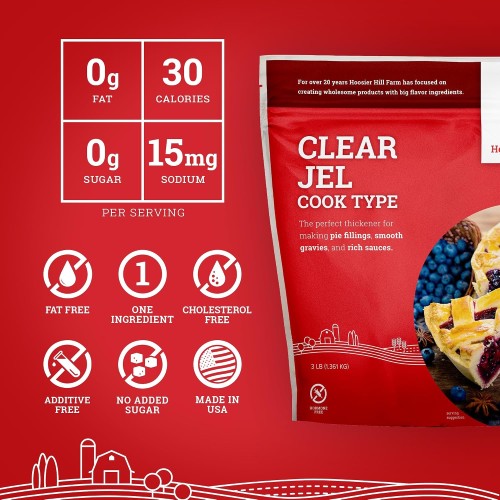 Hoosier Hill Farm Clear Jel Cook-Type, 3LB (Pack of 1)